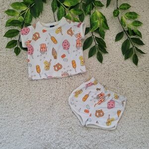 Baby Girl Movie Theater Snacks Outfit (3-6 Months)